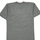 Hurricane Hugo Fast Ball Single Stitch T-Shirt - Large Gray Cotton