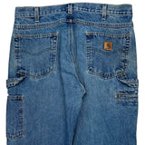 Carhartt Carpenter Jeans - 38W 30L Blue Denim