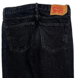 501 Levis Jeans - 32W 29L Black Cotton