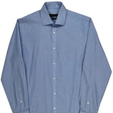 Tommy Hilfiger Pinstripe Shirt - Small Blue Cotton