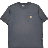 Carhartt T-Shirt - 2XL Grey Cotton