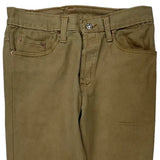 501 Levis Jeans - 28W 29L Beige Cotton