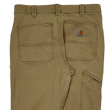 Carhartt Carpenter Trousers - 32W 31L Beige Cotton
