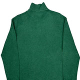 Polo By Ralph Lauren 1/4 Zip - Large Green Cotton