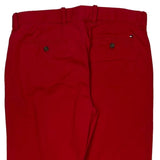 Tommy Hilfiger Chinos - 34W 34L Red Cotton
