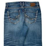 Bke Boot Cut Jeans - 33W 32L Blue Denim