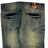 Revenge Graphic Jeans - 34W 30L Multicoloured Cotton