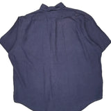 Blake Ralph Lauren Short Sleeve Shirt - 2XL Blue Linen
