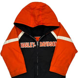 Age 7 Harley Davidson Jacket - Small Black Nylon