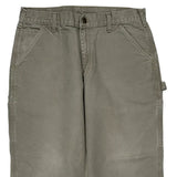 Carhartt Double Knee Carpenter Pants - 34W 30L Gray Cotton