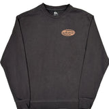 Quiksilver Sweatshirt - Medium Black Cotton