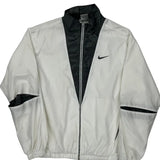 Age 11-12 Nike Windbreaker - Medium White Polyester