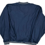 Reebok Windbreaker - Large Navy Polyester