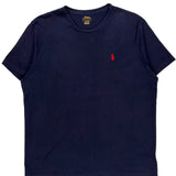 Polo By Ralph Lauren T-Shirt - Large Navy Cotton