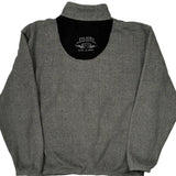 Zylstra Elgin Illinois Harley Davidson Spellout 1/4 Zip - Medium Gray Polyester Blend