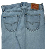 505 Levis Jeans - 34W 30L Light Wash Denim