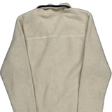 The North Face Fleece Jacket - Medium Cream Polyester