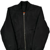 Ma-1 Flight Unbranded Bomber Jacket - Large Black Nylon