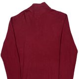 Tommy Hilfiger 1/4 Zip - Large Red Cotton