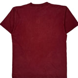 Alore Single Stitch T-Shirt - Large Burgundy Cotton