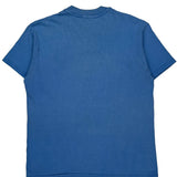 Community Support Hanes Graphic T-Shirt - Large Blue Cotton