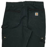 Carhartt Carpenter Pants - 33W 34L Black Cotton