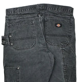 Dickies Carpenter Trousers - 36W 31L Grey Cotton