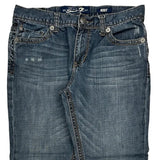 Seven 7 Boot Cut Jeans - 34W 30L Blue Cotton