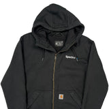 Rain Defender Carhartt Jacket - Small Black Cotton Blend