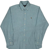 Ralph Lauren Shirt - Medium Blue Cotton
