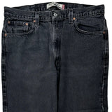 Levis Jeans - 36W 29L Black Cotton