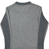 Tommy Hilfiger Spellout Sweater - Small Gray Cotton