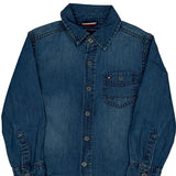 Age 4 Tommy Hilfiger Denim Shirt - Small Blue Denim