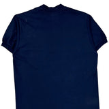 Blank Unbranded Single Stitch T-Shirt - XL Navy Cotton Blend