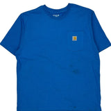 Carhartt T-Shirt - XL Blue Cotton