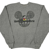 Disney Graphic Sweatshirt - Medium Grey Cotton Blend