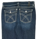 Unbranded Contrast Stitch Jeans - 35W US 10 Dark Wash Cotton