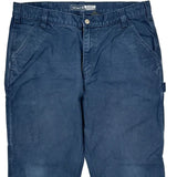 Carhartt Carpenter Trousers - 38W 32L Blue Cotton