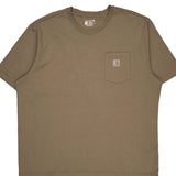 Carhartt T-Shirt - 2XL Brown Cotton