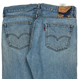 Levis 505 Jeans - 35W 32L Light Wash Cotton