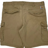 Carhartt Cargo Shorts - 40W 10L Khaki Cotton
