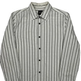 Armani Exchange Slim Fit Shirt - Small Gray Cotton