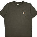 Carhartt T-Shirt - XL Green Cotton
