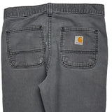 Carhartt Carpenter Trousers - 30W 29L Grey Cotton