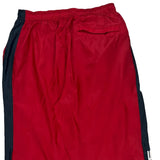 Nike Track Pants - Large Red Polyester