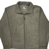 Columbia Fleece Jacket - XL Gray Polyester