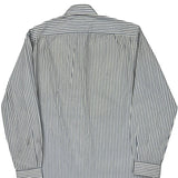 Polo By Ralph Lauren Striped Shirt - Large Blue Cotton