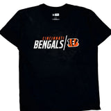 Cincinnati Bengals Nfl T-Shirt - Large Black Cotton