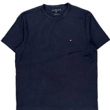 Tommy Hilfiger T-Shirt - Large Navy Cotton