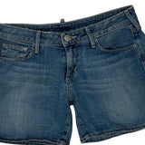 True Religion Denim Shorts - 32W US 8 Blue Denim